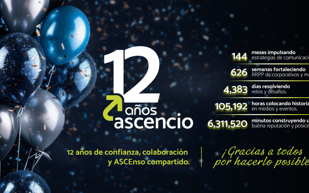 12 años creando historias y aumentando el posicionamiento de nuestros clientes